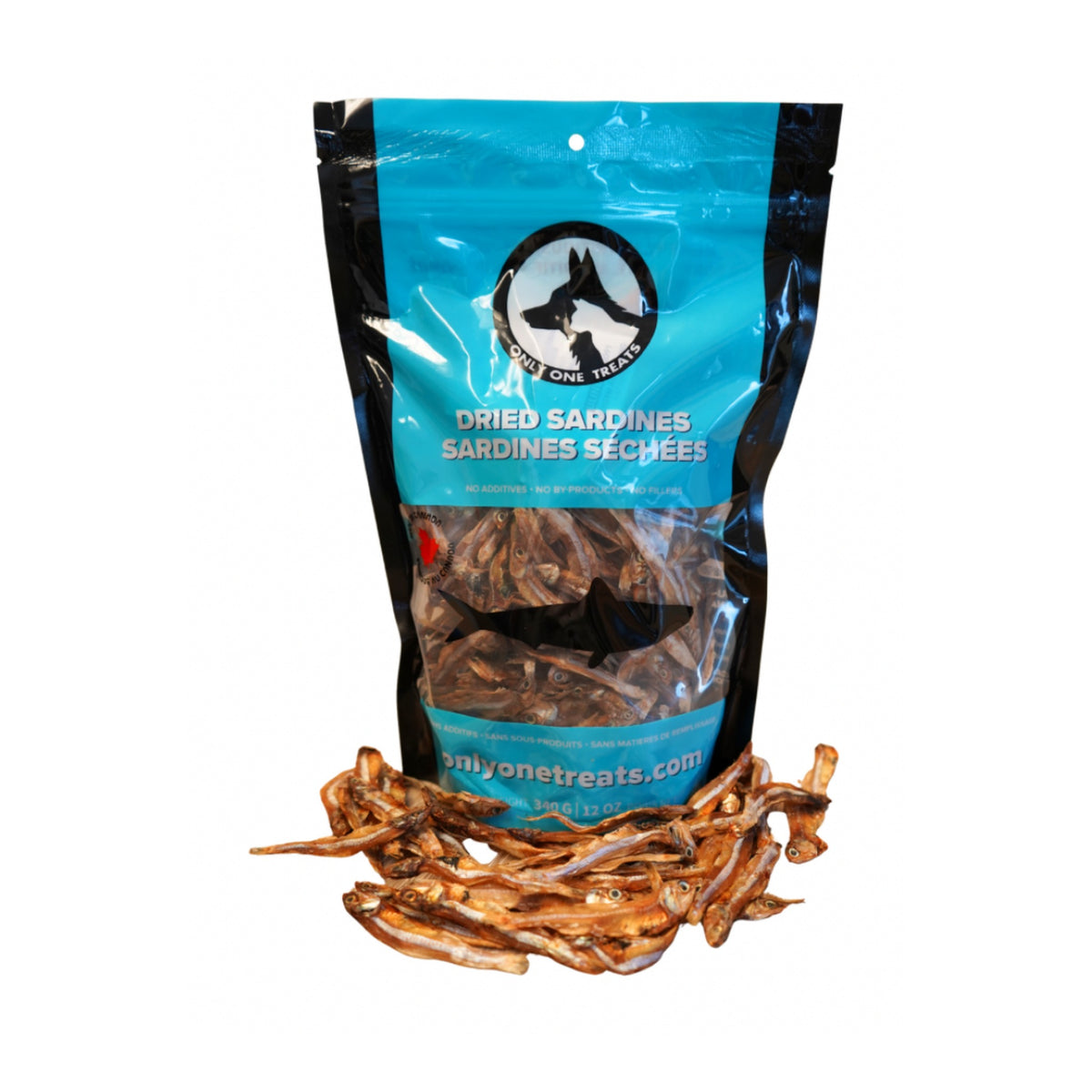 Only One Treats Dried Sardines 340g｜貓狗零食｜加拿大直送-貓狗-毛孩物語Pets Thing｜香港寵物貓狗用品專門店：IATA寵物飛機籠、寵物手推車、貓爬架貓樹