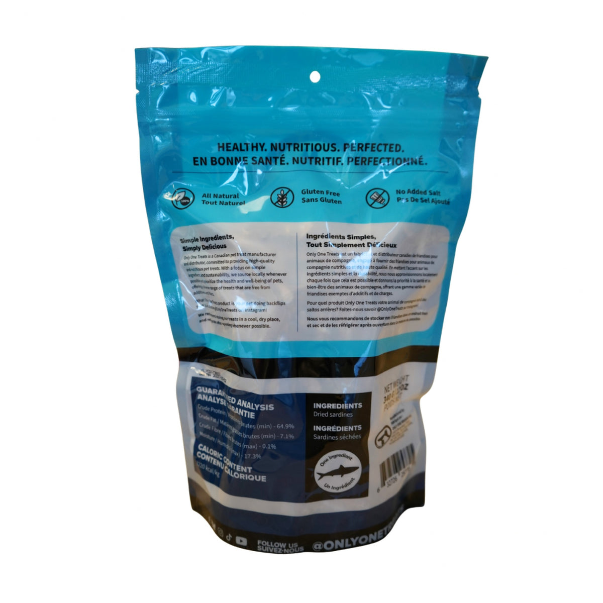 Only One Treats Dried Sardines 340g｜貓狗零食｜加拿大直送-貓狗-毛孩物語Pets Thing｜香港寵物貓狗用品專門店：IATA寵物飛機籠、寵物手推車、貓爬架貓樹