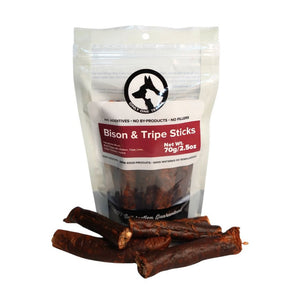 Only One Treats Bison & Tripe Sticks 70g｜狗狗零食及咀嚼小食｜加拿大直送-狗-毛孩物語Pets Thing｜香港寵物貓狗用品專門店：IATA寵物飛機籠、寵物手推車、貓爬架貓樹