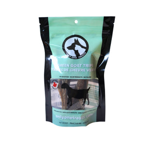 Only One Treats Green Goat Tripe 70g｜狗狗零食及咀嚼小食｜加拿大直送-狗-毛孩物語Pets Thing｜香港寵物貓狗用品專門店：IATA寵物飛機籠、寵物手推車、貓爬架貓樹