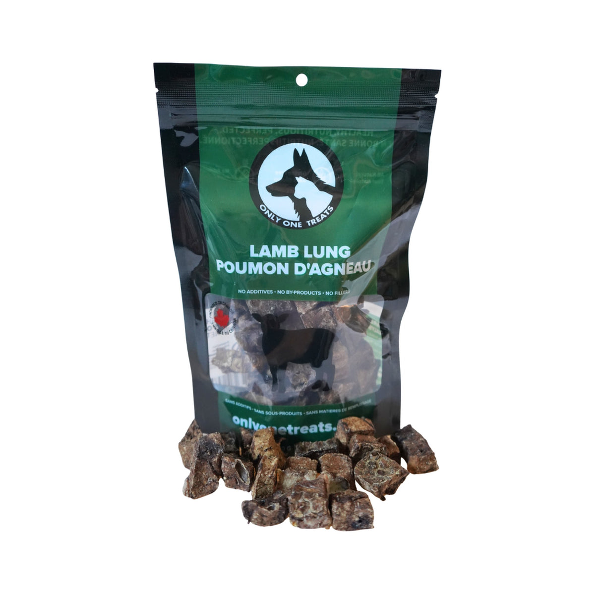 Only One Treats Lamb Lung 70g｜狗狗零食及咀嚼小食｜加拿大直送-狗-毛孩物語Pets Thing｜香港寵物貓狗用品專門店：IATA寵物飛機籠、寵物手推車、貓爬架貓樹