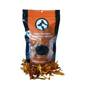 Only One Treats Dried Pumpkin Slices 100g｜狗狗零食及咀嚼小食｜加拿大直送-狗-毛孩物語Pets Thing｜香港寵物貓狗用品專門店：IATA寵物飛機籠、寵物手推車、貓爬架貓樹