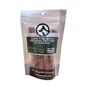 Only One Treats Lamb Tripe Sticks 85g｜狗狗零食及咀嚼小食｜加拿大直送-狗-毛孩物語Pets Thing｜香港寵物貓狗用品專門店：IATA寵物飛機籠、寵物手推車、貓爬架貓樹
