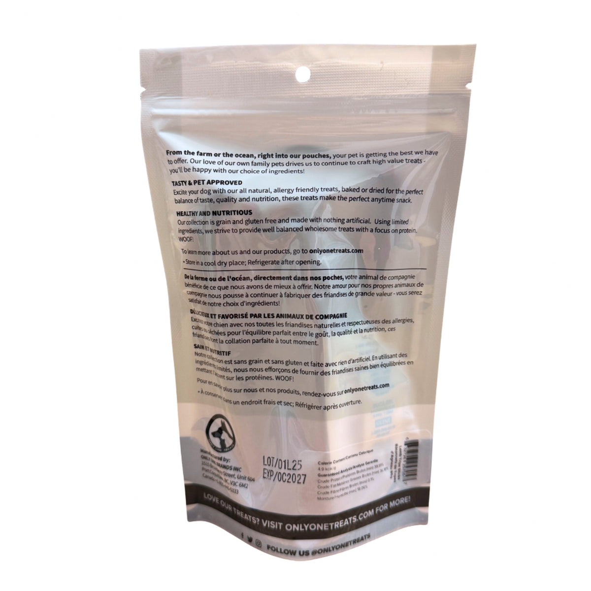 Only One Treats Lamb Tripe Sticks 85g｜狗狗零食及咀嚼小食｜加拿大直送-狗-毛孩物語Pets Thing｜香港寵物貓狗用品專門店：IATA寵物飛機籠、寵物手推車、貓爬架貓樹