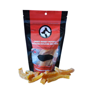 Only One Treats Dried Sweet Potato Slices 100g｜狗狗零食及咀嚼小食｜加拿大直送-狗-毛孩物語Pets Thing｜香港寵物貓狗用品專門店：IATA寵物飛機籠、寵物手推車、貓爬架貓樹