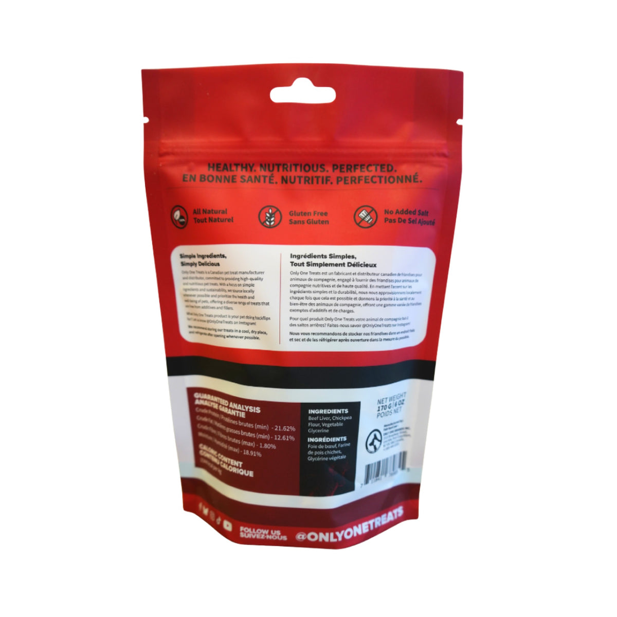 Only One Treats Canadian Beef Liver Training Treats 170g｜貓狗零食｜加拿大直送-貓狗-毛孩物語Pets Thing｜香港寵物貓狗用品專門店：IATA寵物飛機籠、寵物手推車、貓爬架貓樹