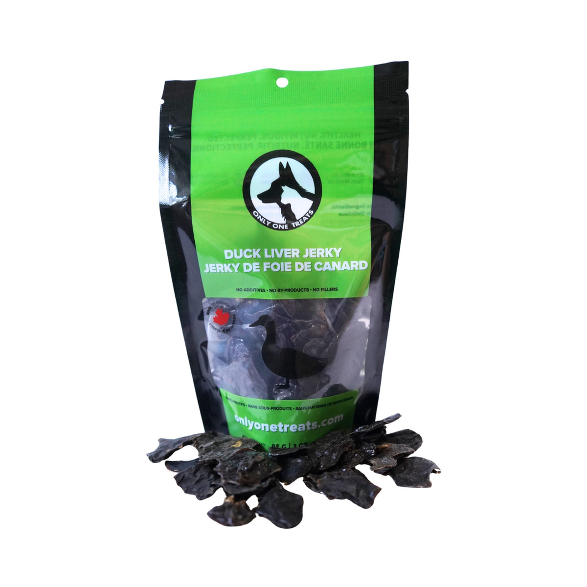 Only One Treats Duck Liver Jerky 85g｜狗狗零食及咀嚼小食｜加拿大直送-狗-毛孩物語Pets Thing｜香港寵物貓狗用品專門店：IATA寵物飛機籠、寵物手推車、貓爬架貓樹