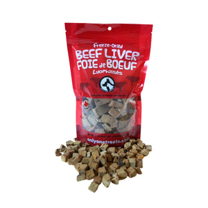 Only One Treats Freeze-Dried Beef Liver 100g｜狗狗零食及咀嚼小食｜加拿大直送-狗-毛孩物語Pets Thing｜香港寵物貓狗用品專門店：IATA寵物飛機籠、寵物手推車、貓爬架貓樹