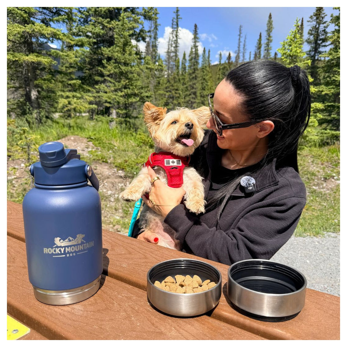 Rocky Mountain Dog Portable Travel 水樽 and Feeder Bowls｜加拿大直送 產品細節圖 2