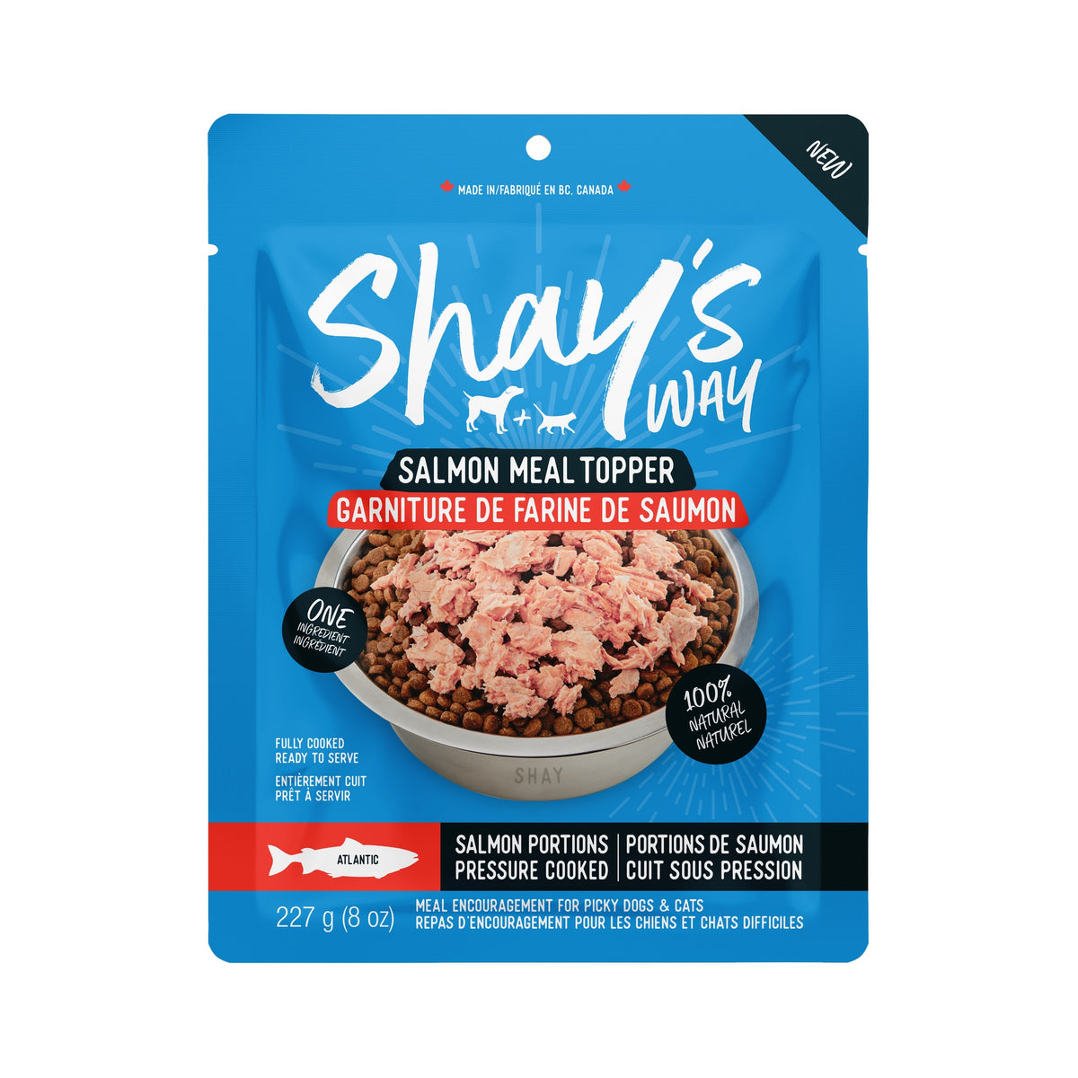 Shay's Way Atlantic Salmon Meal Topper — 8oz｜狗狗食品｜加拿大直送-貓狗-毛孩物語Pets Thing｜香港寵物貓狗用品專門店：IATA寵物飛機籠、寵物手推車、貓爬架貓樹