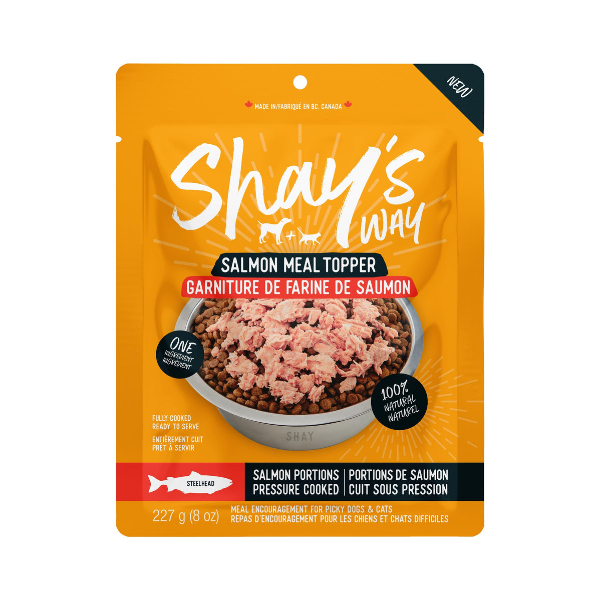 Shay's Way Steelhead Salmon Meal Topper — 8oz｜狗狗食品｜加拿大直送-狗-毛孩物語Pets Thing｜香港寵物貓狗用品專門店：IATA寵物飛機籠、寵物手推車、貓爬架貓樹