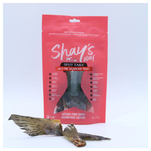 Shay's Way Wild Pink Split Tails — 50g｜狗狗零食及咀嚼小食｜加拿大直送-狗-毛孩物語Pets Thing｜香港寵物貓狗用品專門店：IATA寵物飛機籠、寵物手推車、貓爬架貓樹