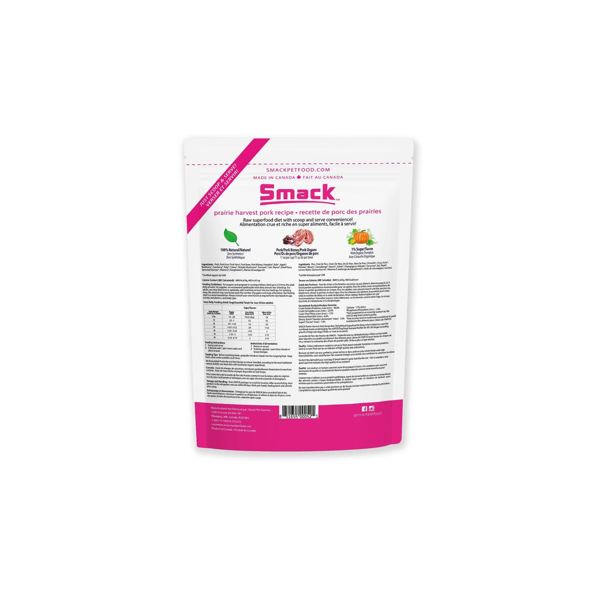 Smack Pet Food Purrfect Pork (CAT)｜貓貓食品｜加拿大直送 產品細節圖 4