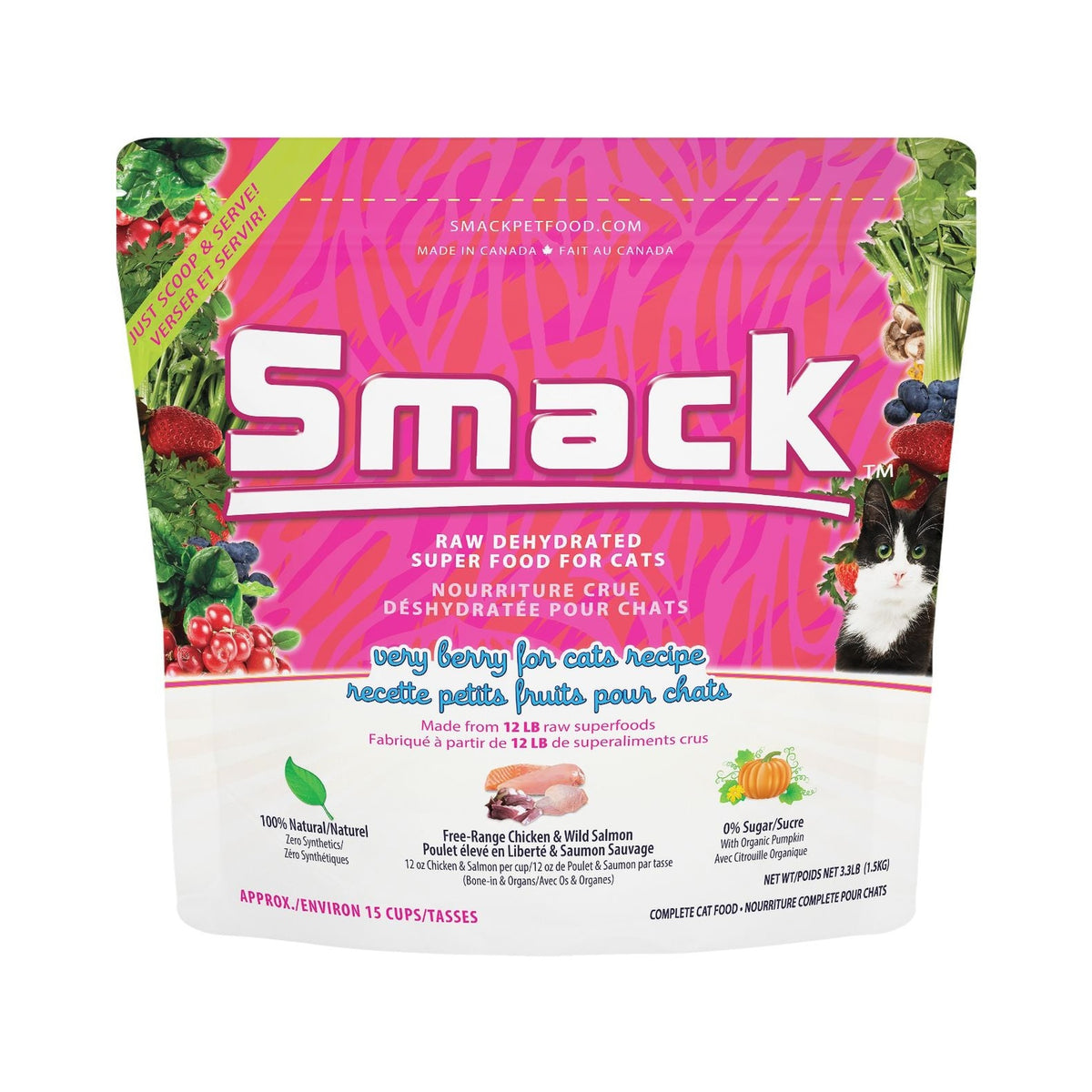 Smack Pet Food Very Berry for Cats (CATS)｜貓貓食品｜加拿大直送 主產品圖