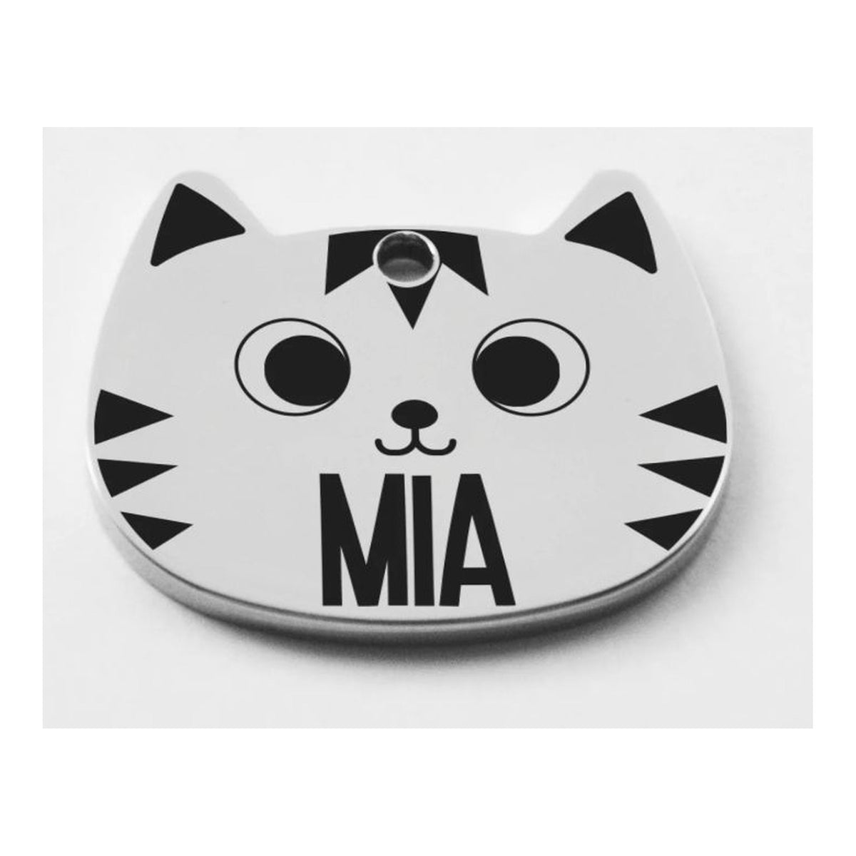 Tag4MyPet Cat-Shaped Cat Engraved - Pet ID Tag｜寵物刻字名牌｜加拿大直送 主產品圖