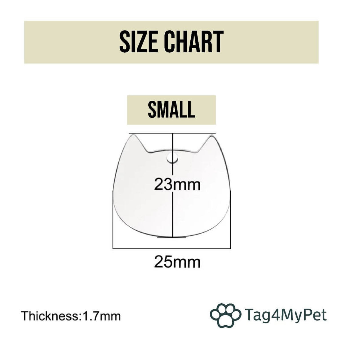 Tag4MyPet Cat-Shaped Cat Engraved - Pet ID Tag｜寵物刻字名牌｜加拿大直送-貓-毛孩物語Pets Thing｜香港寵物貓狗用品專門店：IATA寵物飛機籠、寵物手推車、貓爬架貓樹