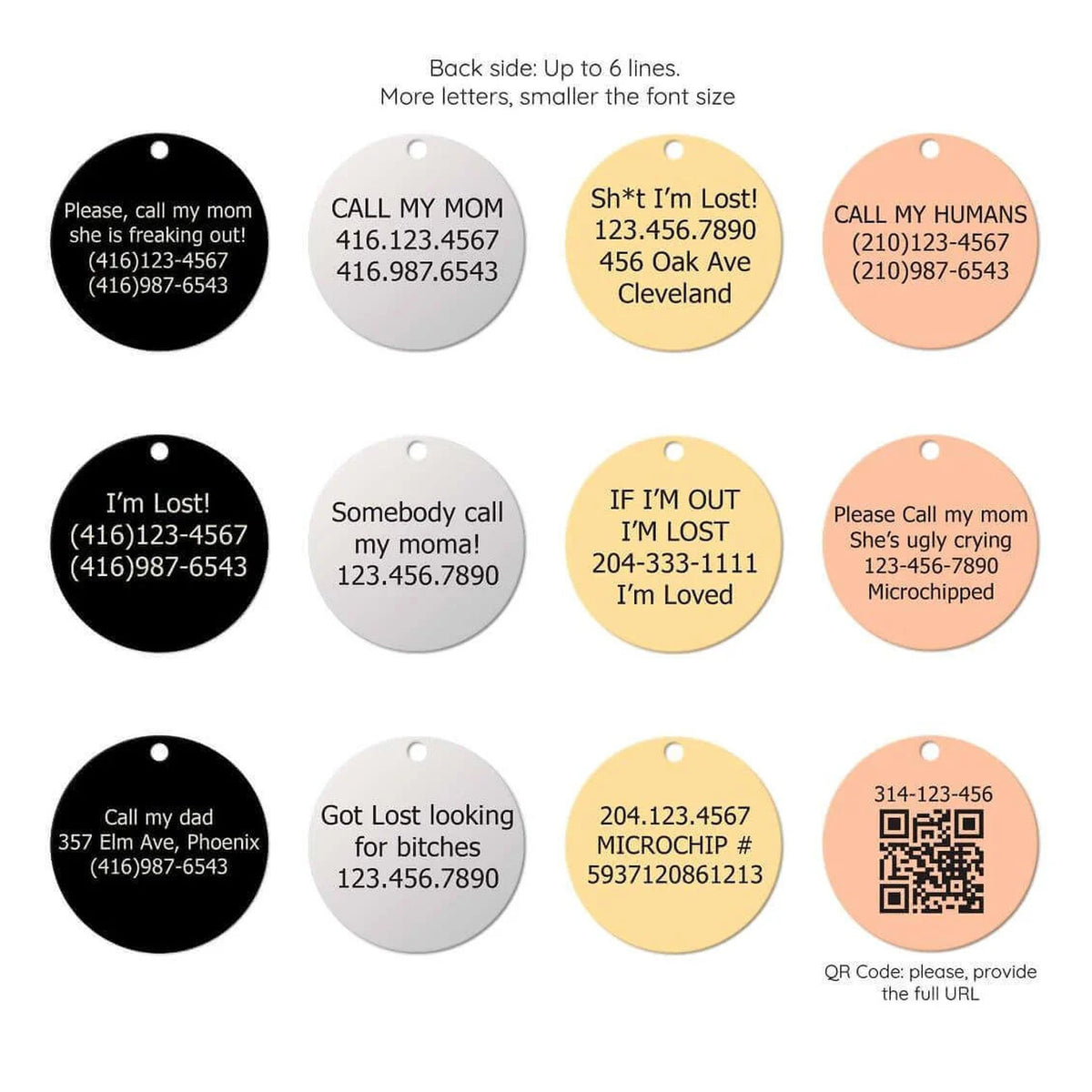 Tag4MyPet Custom Engraved Dog Tags｜寵物刻字名牌｜加拿大直送 產品細節圖 3