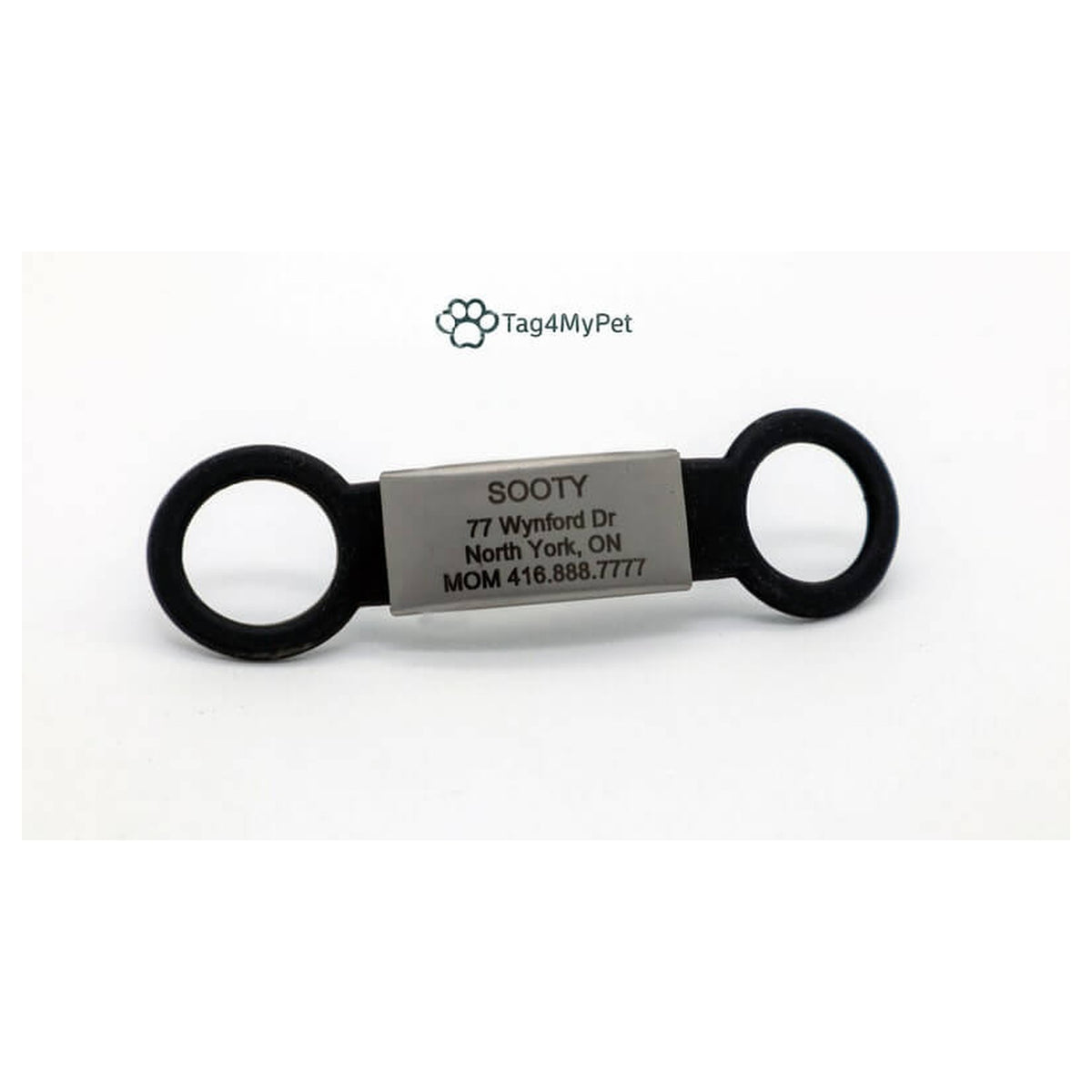 Tag4MyPet Minimalist Designs Engraved - Silent Dog Tag｜寵物刻字名牌｜加拿大直送-狗-毛孩物語Pets Thing｜香港寵物貓狗用品專門店：IATA寵物飛機籠、寵物手推車、貓爬架貓樹
