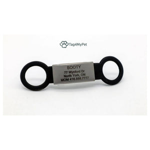 Tag4MyPet Minimalist Designs Engraved - Silent Dog Tag｜寵物刻字名牌｜加拿大直送-狗-毛孩物語Pets Thing｜香港寵物貓狗用品專門店：IATA寵物飛機籠、寵物手推車、貓爬架貓樹