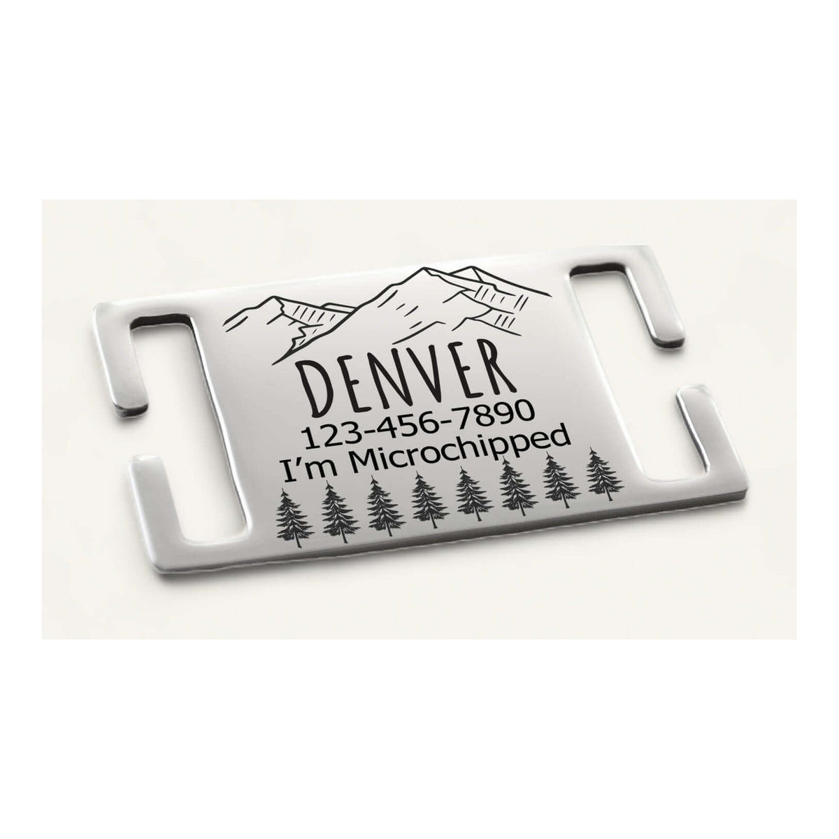 Tag4MyPet Metal Silent Designs Engraved - Silent Dog Tag｜寵物刻字名牌｜加拿大直送 主產品圖
