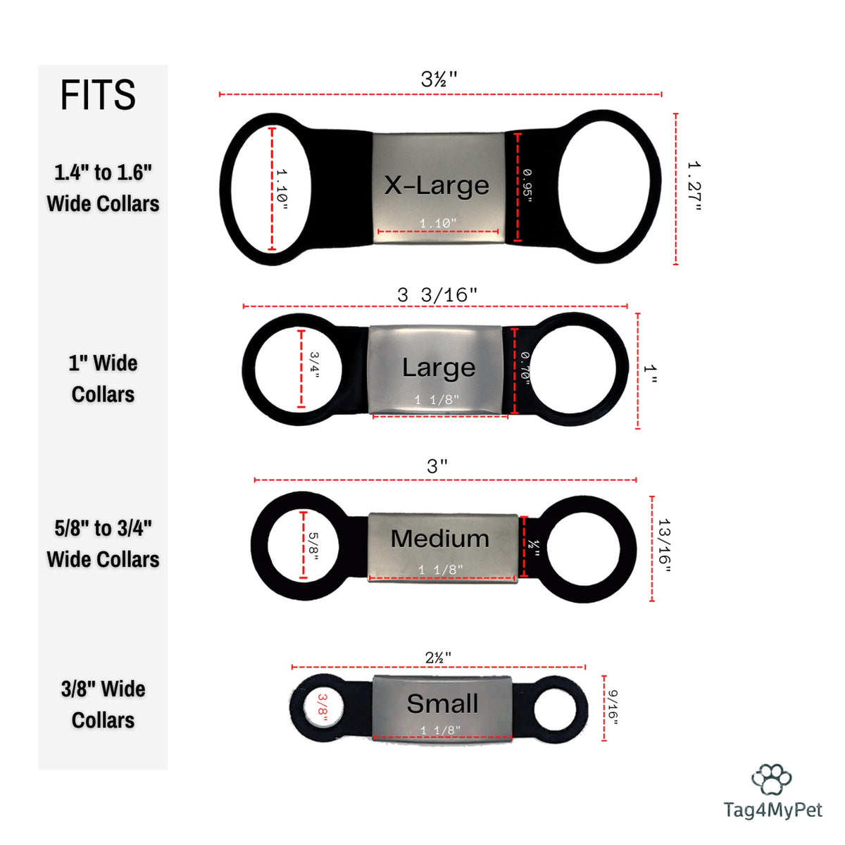 Tag4MyPet Custom Dog Tags Engraved - Silent Dog Tag｜寵物刻字名牌｜加拿大直送-狗-毛孩物語Pets Thing｜香港寵物貓狗用品專門店：IATA寵物飛機籠、寵物手推車、貓爬架貓樹