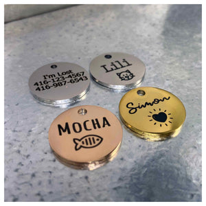 Tag4MyPet Custom Cat Tags Engraved - Pet ID Tag｜寵物刻字名牌｜加拿大直送-貓-毛孩物語Pets Thing｜香港寵物貓狗用品專門店：IATA寵物飛機籠、寵物手推車、貓爬架貓樹