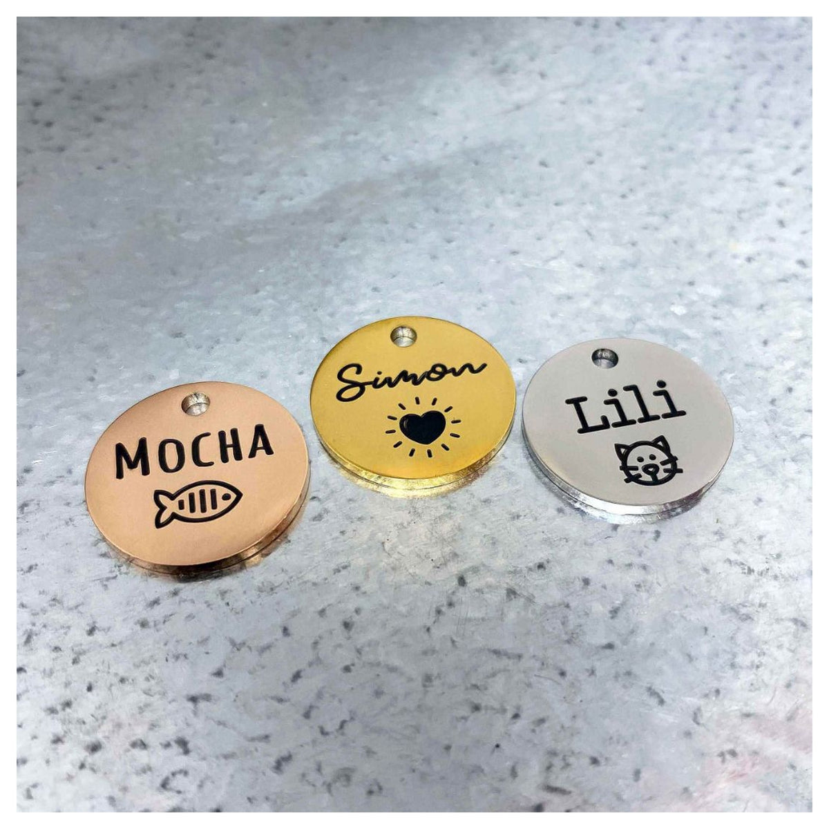 Tag4MyPet Custom Cat Tags Engraved - Pet ID Tag｜寵物刻字名牌｜加拿大直送-貓-毛孩物語Pets Thing｜香港寵物貓狗用品專門店：IATA寵物飛機籠、寵物手推車、貓爬架貓樹