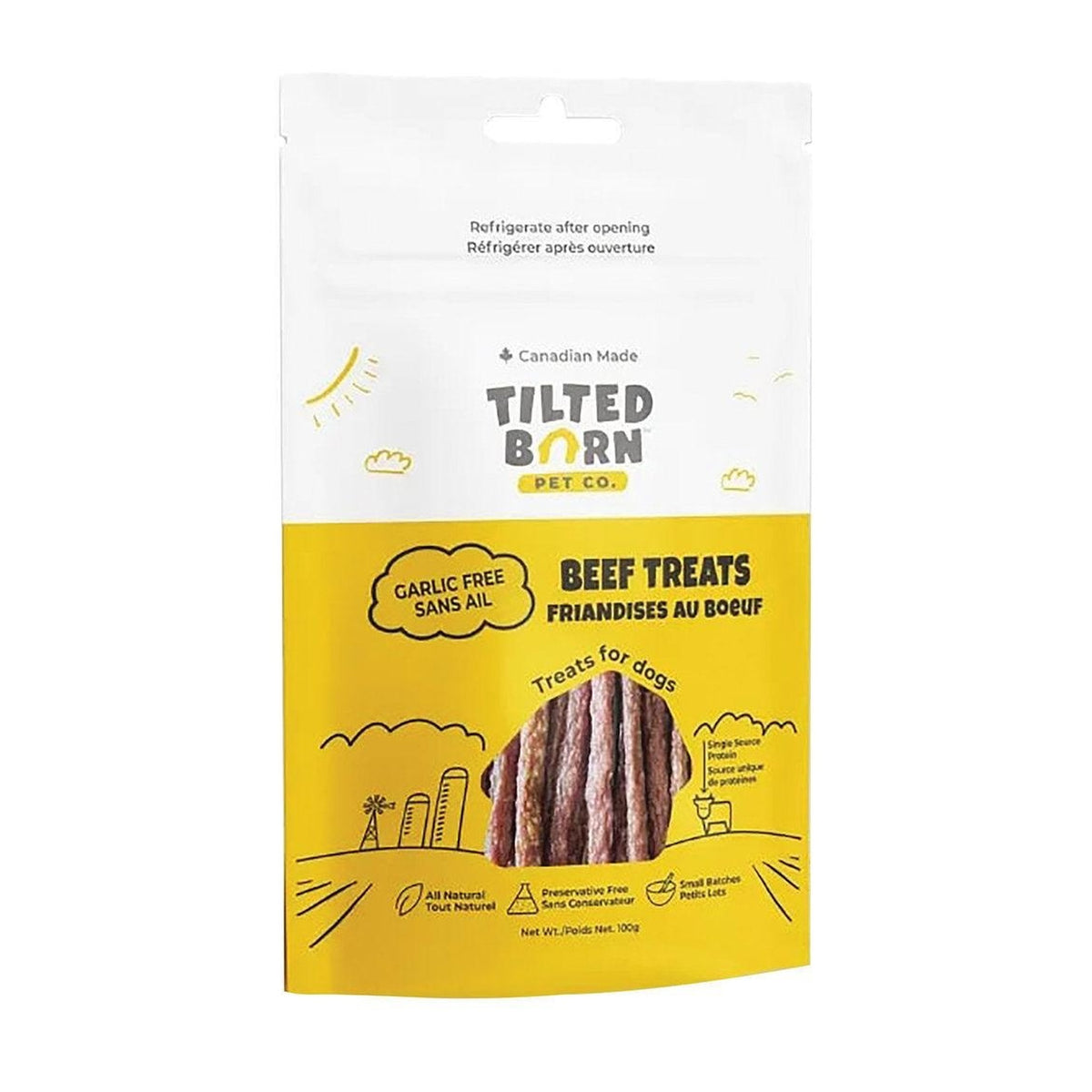 Tilted Barn Canadian Beef Dog Treats - Garlic Free｜狗狗零食｜加拿大直送 主產品圖