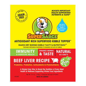 WellyTails SUPERSAUCE™ Beef Liver + PROBIOTICS Digestive Health 5.4 oz. (153g) MADE IN CANADA｜狗狗營養補充品｜加拿大直送-寵物補充品-毛孩物語Pets Thing｜香港寵物貓狗用品專門店：IATA寵物飛機籠、寵物手推車、貓爬架貓樹