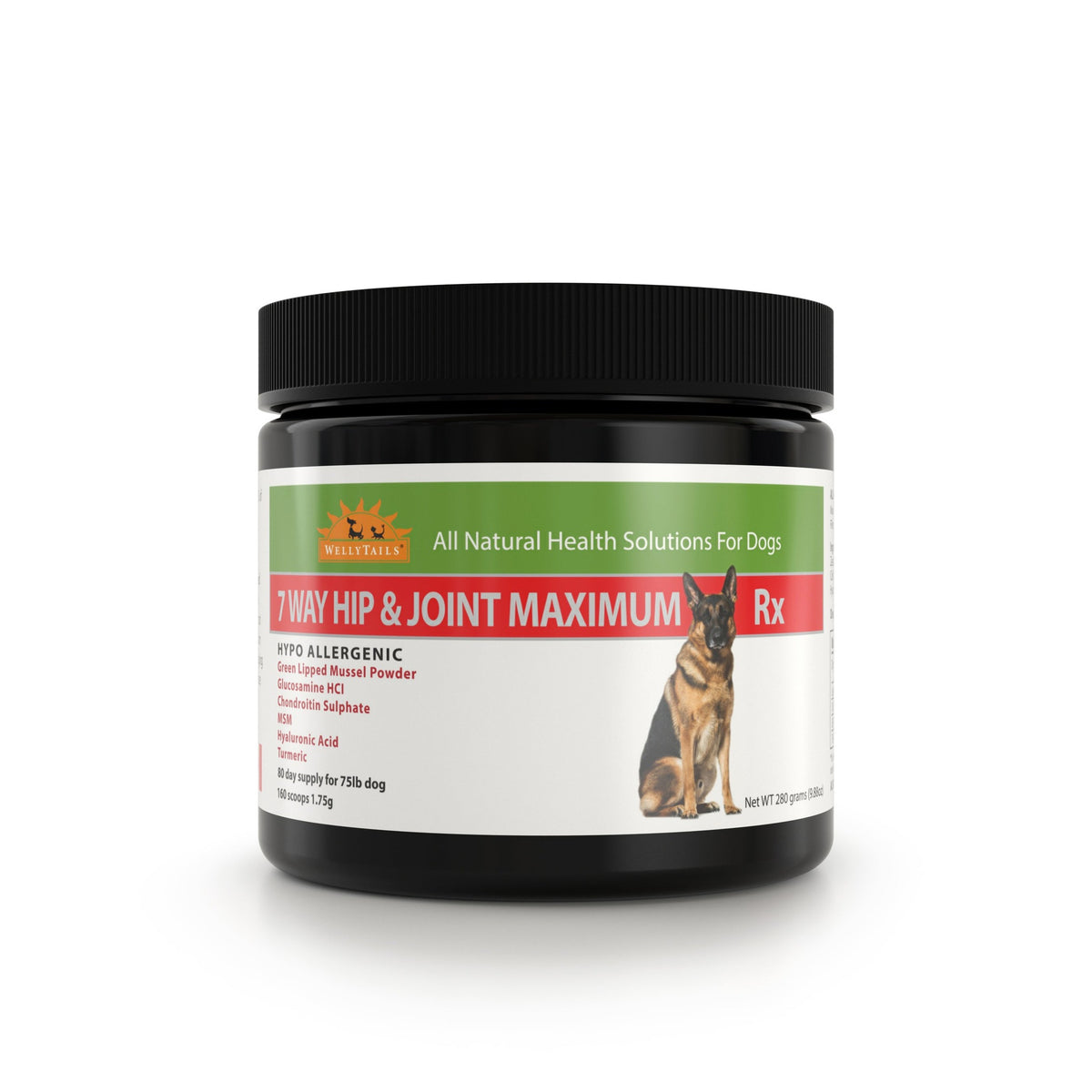 WellyTails 7-Way Hip & Joint MAXIMUM, Chicken & Beef Free｜狗狗營養補充品｜加拿大直送-寵物補充品-毛孩物語Pets Thing｜香港寵物貓狗用品專門店：IATA寵物飛機籠、寵物手推車、貓爬架貓樹