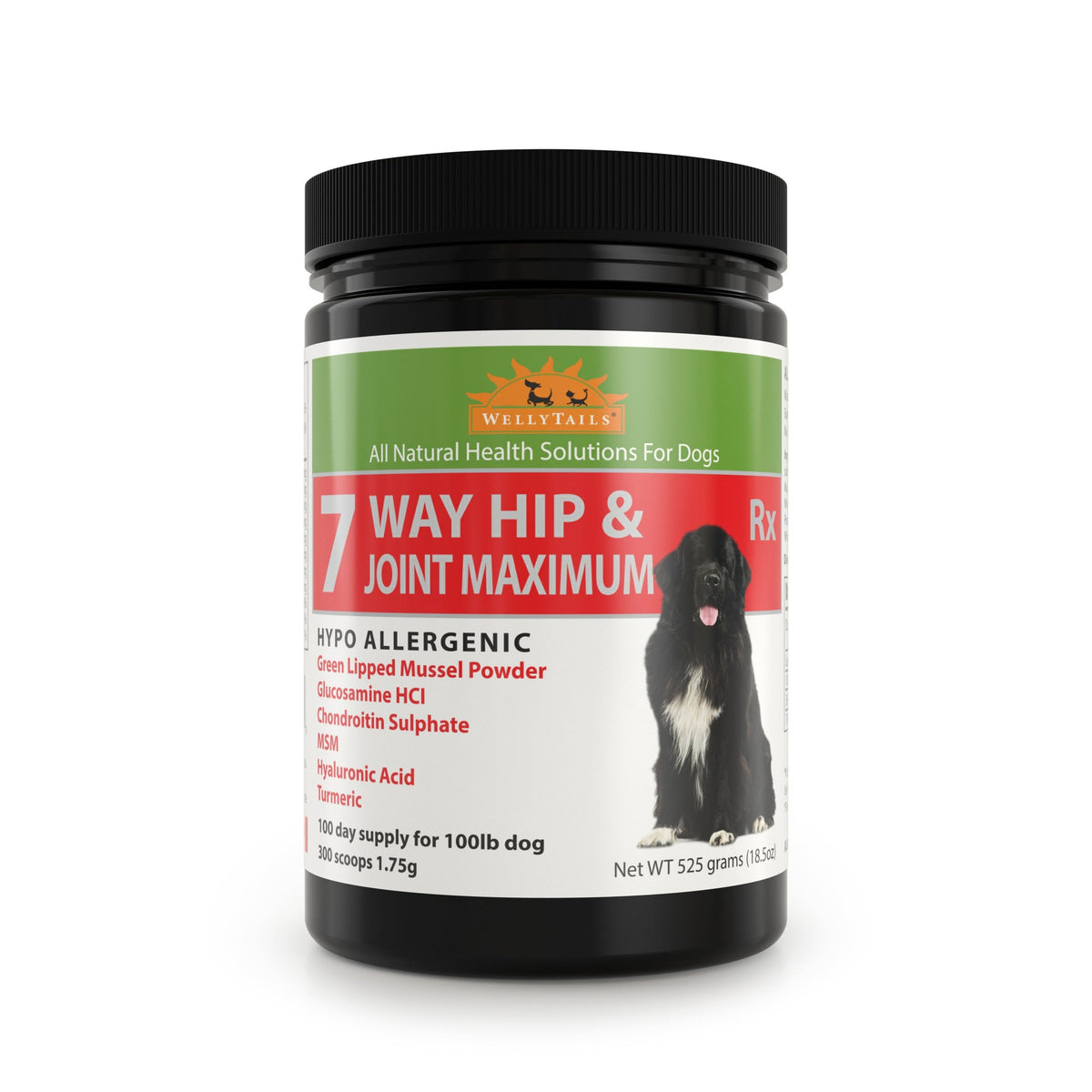 WellyTails 7-Way Hip & Joint MAXIMUM, Chicken & Beef Free｜狗狗營養補充品｜加拿大直送-寵物補充品-毛孩物語Pets Thing｜香港寵物貓狗用品專門店：IATA寵物飛機籠、寵物手推車、貓爬架貓樹