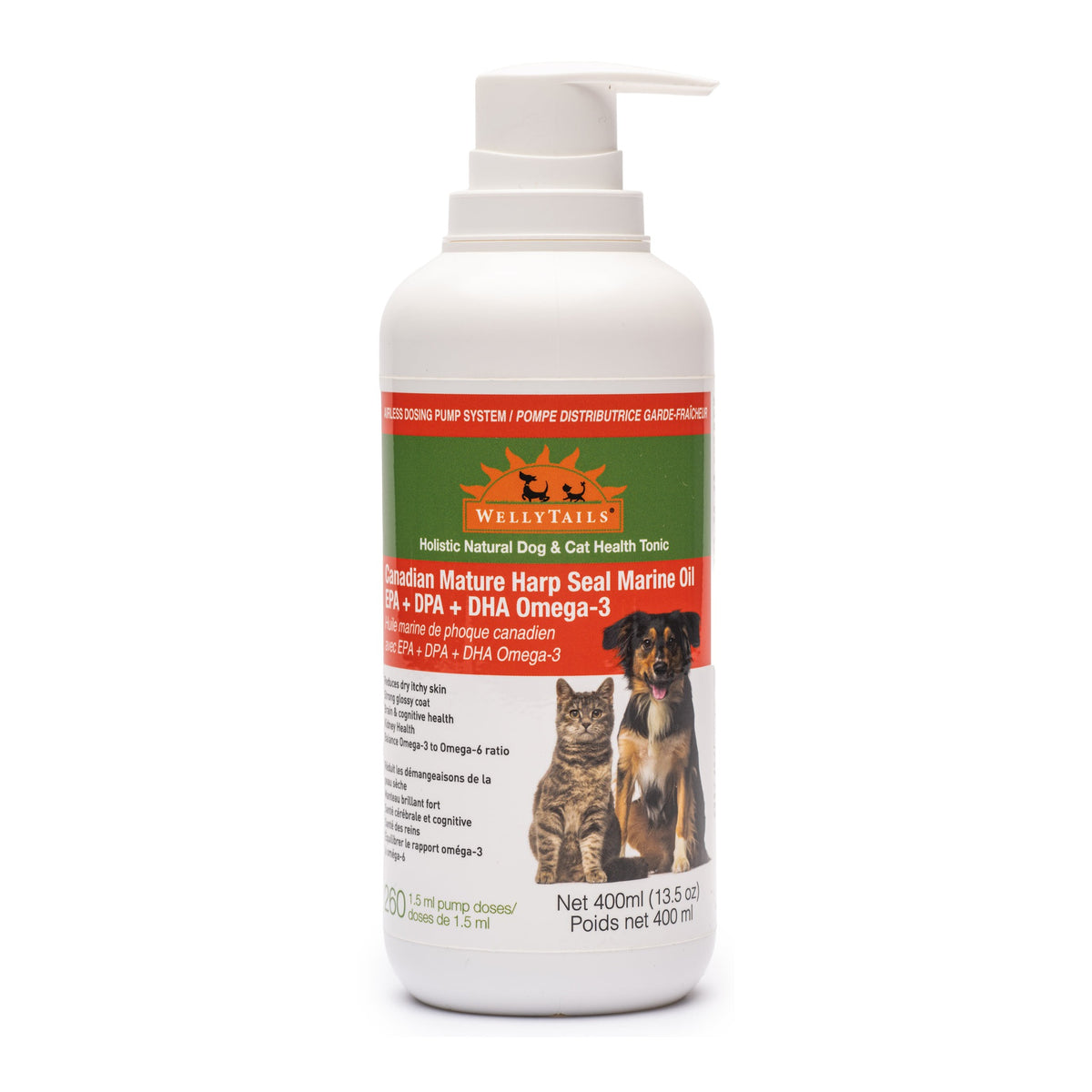 WellyTails Canadian Harp Seal Oil for Dogs & Cats – Omega-3｜貓狗營養補充品｜加拿大直送-寵物補充品-毛孩物語Pets Thing｜香港寵物貓狗用品專門店：IATA寵物飛機籠、寵物手推車、貓爬架貓樹