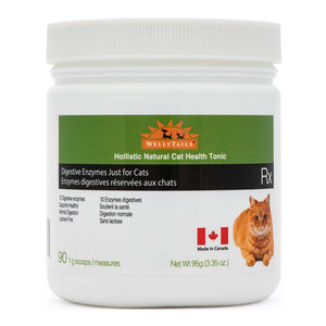 WellyTails Digestive Enzymes Just for Cats 95g｜貓貓營養補充品｜加拿大直送-寵物補充品-毛孩物語Pets Thing｜香港寵物貓狗用品專門店：IATA寵物飛機籠、寵物手推車、貓爬架貓樹