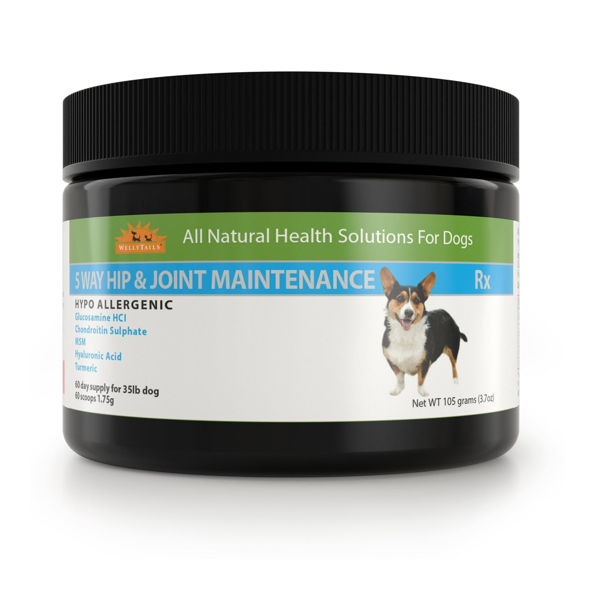 WellyTails 5-Way Hip & Joint Maintenance, Chicken & Beef Free｜狗狗營養補充品｜加拿大直送-寵物補充品-毛孩物語Pets Thing｜香港寵物貓狗用品專門店：IATA寵物飛機籠、寵物手推車、貓爬架貓樹