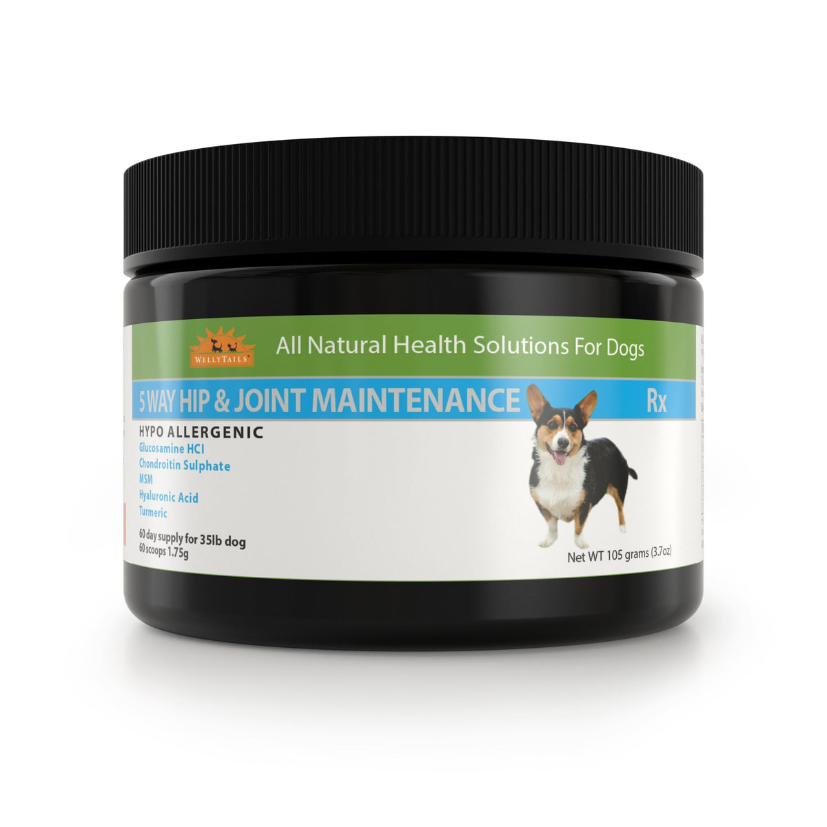 WellyTails 5-Way Hip & Joint Maintenance, Chicken & Beef Free｜狗狗營養補充品｜加拿大直送-寵物補充品-毛孩物語Pets Thing｜香港寵物貓狗用品專門店：IATA寵物飛機籠、寵物手推車、貓爬架貓樹