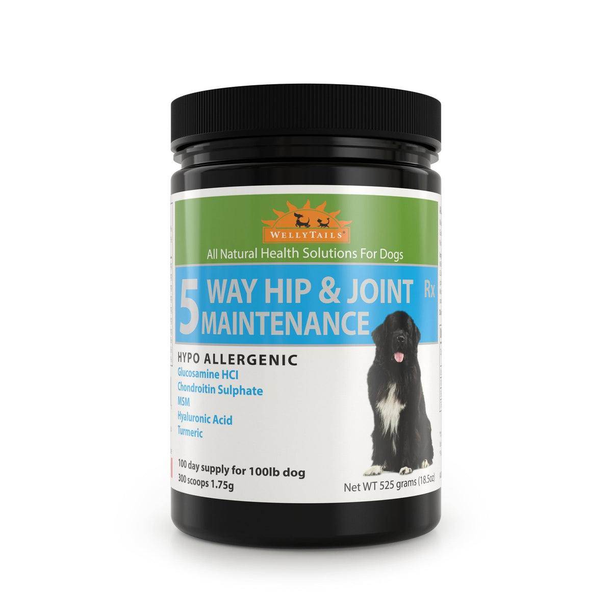 WellyTails 5-Way Hip & Joint Maintenance, Chicken & Beef Free｜狗狗營養補充品｜加拿大直送-寵物補充品-毛孩物語Pets Thing｜香港寵物貓狗用品專門店：IATA寵物飛機籠、寵物手推車、貓爬架貓樹