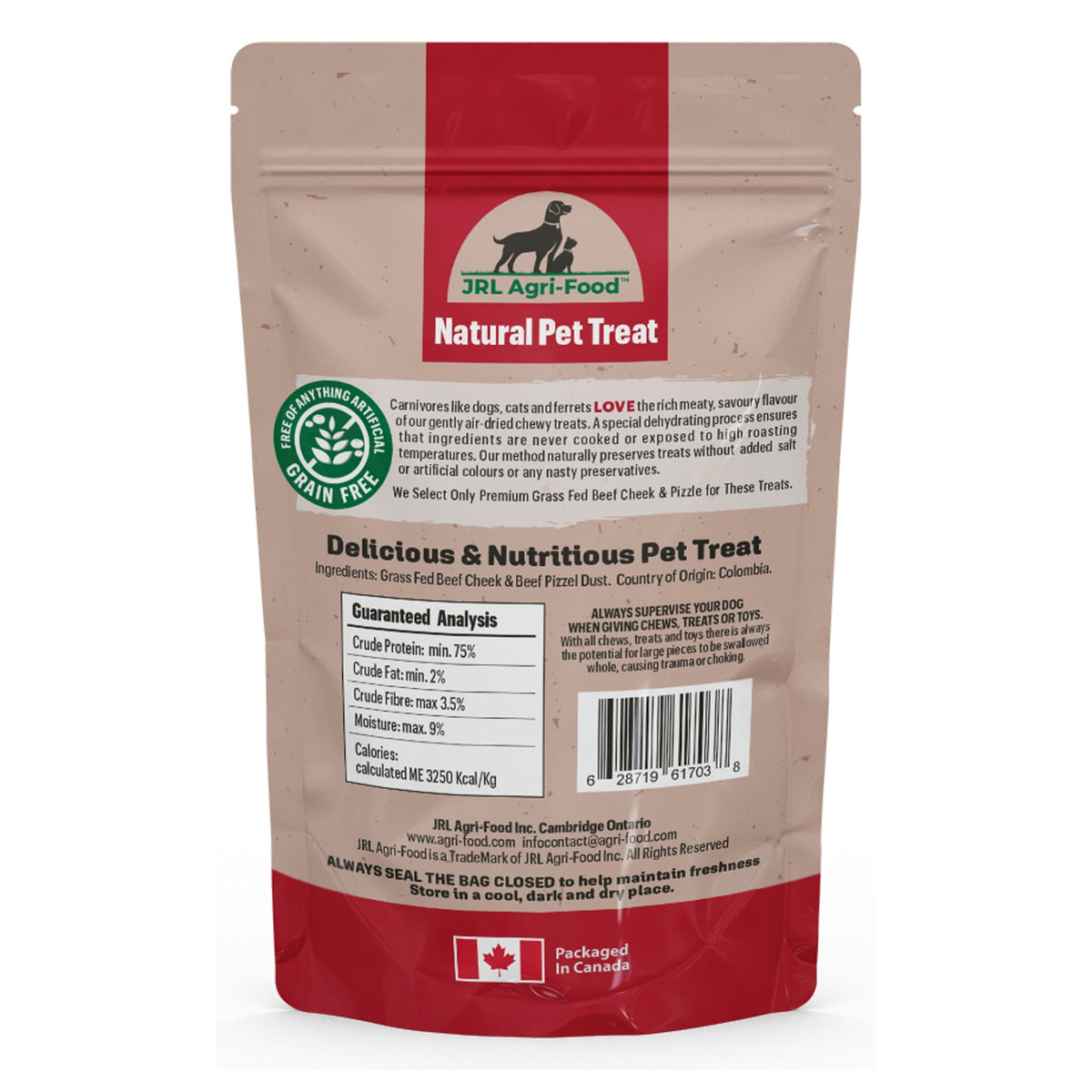 WellyTails Beef Cheek Chews for Dogs – Bully Stick Dusted, 340 g｜狗狗零食及咀嚼小食｜加拿大直送-狗-毛孩物語Pets Thing｜香港寵物貓狗用品專門店：IATA寵物飛機籠、寵物手推車、貓爬架貓樹