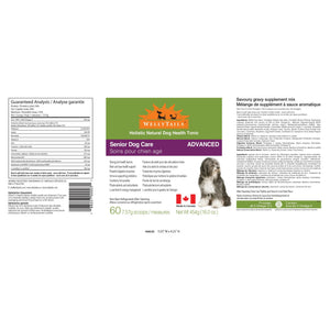 WellyTails Senior Dog Care ADVANCED｜狗狗營養補充品｜加拿大直送-寵物補充品-毛孩物語Pets Thing｜香港寵物貓狗用品專門店：IATA寵物飛機籠、寵物手推車、貓爬架貓樹