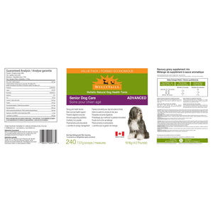 WellyTails Senior Dog Care ADVANCED｜狗狗營養補充品｜加拿大直送-寵物補充品-毛孩物語Pets Thing｜香港寵物貓狗用品專門店：IATA寵物飛機籠、寵物手推車、貓爬架貓樹