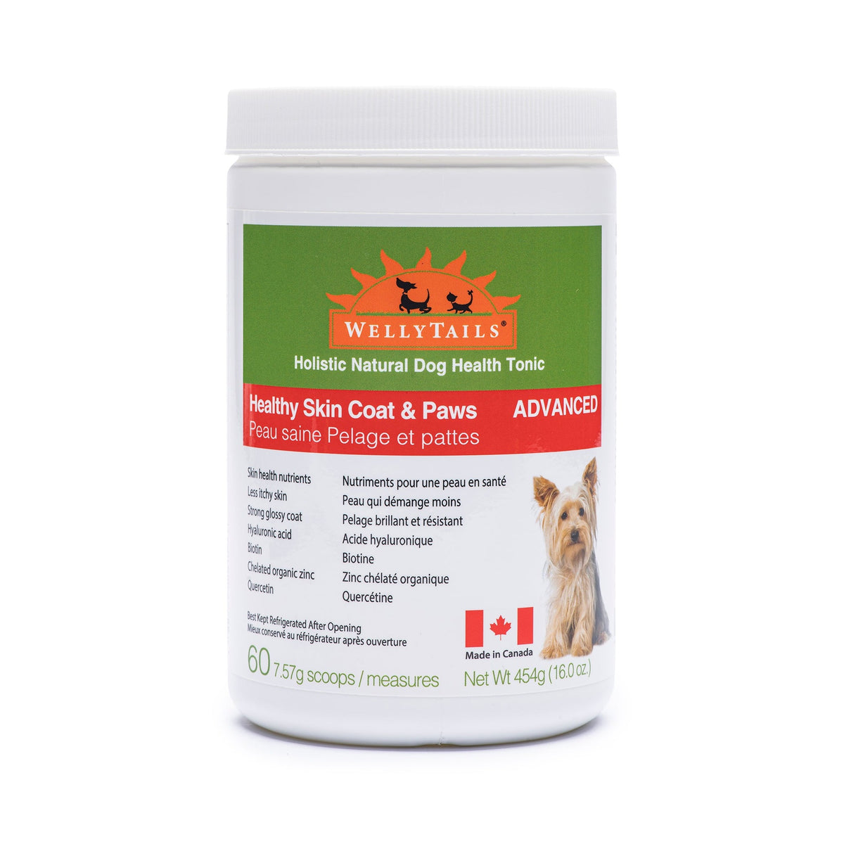 WellyTails Healthy Skin, Coat & Paws Dog ADVANCED｜狗狗營養補充品｜加拿大直送-寵物補充品-毛孩物語Pets Thing｜香港寵物貓狗用品專門店：IATA寵物飛機籠、寵物手推車、貓爬架貓樹