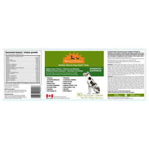 WellyTails Mighty Phytos + Vitamins & Minerals Dog ADVANCED｜狗狗營養補充品｜加拿大直送-寵物補充品-毛孩物語Pets Thing｜香港寵物貓狗用品專門店：IATA寵物飛機籠、寵物手推車、貓爬架貓樹
