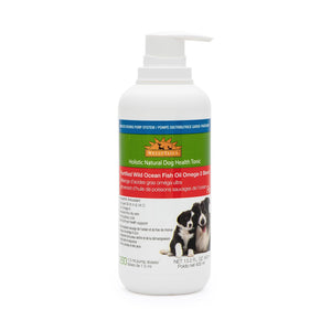 WellyTails Fortified Wild Ocean Fish Oil Omega-3 Blend Dog 400mL Airless Dosing Pump｜狗狗營養補充品｜加拿大直送-寵物補充品-毛孩物語Pets Thing｜香港寵物貓狗用品專門店：IATA寵物飛機籠、寵物手推車、貓爬架貓樹