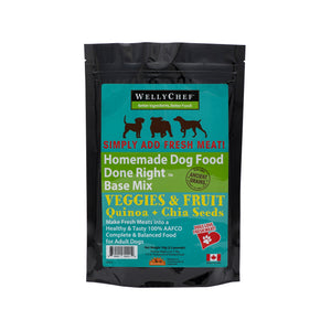 WellyTails WellyChef Homemade ADULT DOG FOOD Done Right BASE MIX - Just Add Your Fresh Meat｜狗狗食品｜加拿大直送-狗-毛孩物語Pets Thing｜香港寵物貓狗用品專門店：IATA寵物飛機籠、寵物手推車、貓爬架貓樹