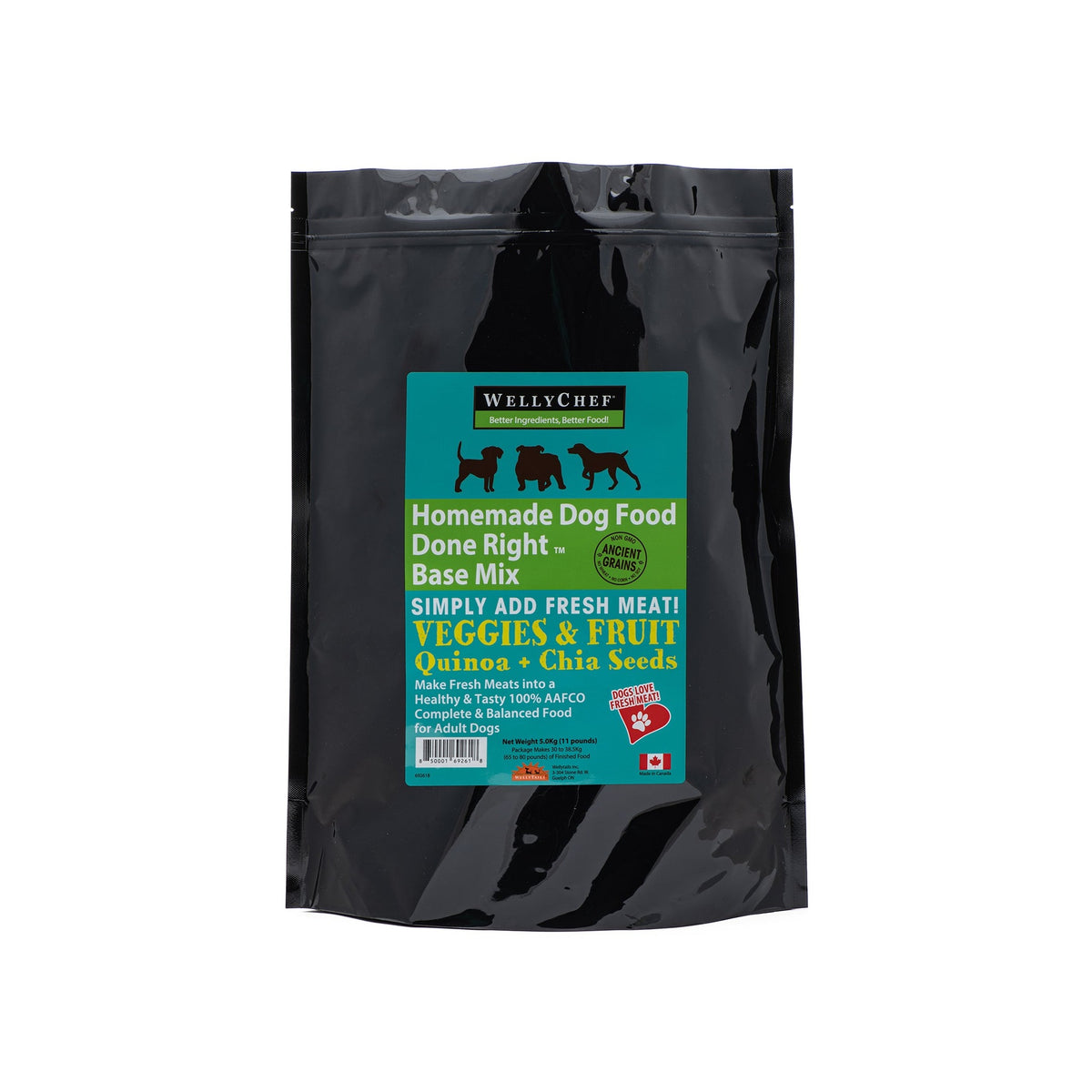 WellyTails WellyChef Homemade ADULT DOG FOOD Done Right BASE MIX - Just Add Your Fresh Meat｜狗狗食品｜加拿大直送-狗-毛孩物語Pets Thing｜香港寵物貓狗用品專門店：IATA寵物飛機籠、寵物手推車、貓爬架貓樹
