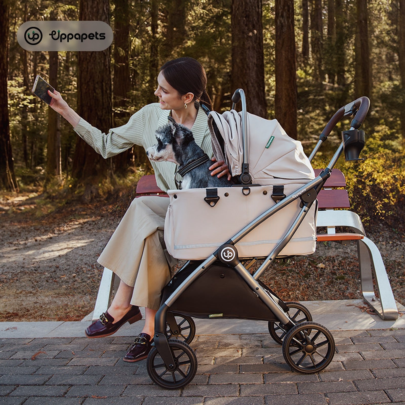 UPPAPETS Flander 可分離二合一寵物推車（3 色・15kg 內） 商品圖片 4
