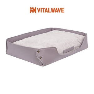 VITALWAVE Suede Velvet 麂皮絨感矩形寵物床-寵物床-毛孩物語Pets Thing｜香港寵物貓狗用品專門店：IATA寵物飛機籠、寵物手推車、貓爬架貓樹