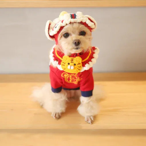 寵物新年裝飾衣服狗狗貓咪新年帽子(醒獅帽子)-貓狗-毛孩物語Pets Thing｜香港寵物貓狗用品專門店：IATA寵物飛機籠、寵物手推車、貓爬架貓樹
