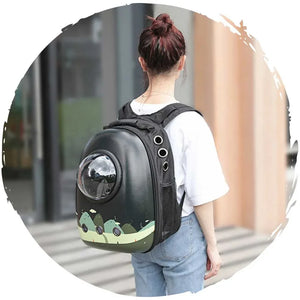 🎒貓咪太空艙保暖透氣背囊(晚霞村莊)-貓-毛孩物語Pets Thing｜香港寵物貓狗用品專門店：IATA寵物飛機籠、寵物手推車、貓爬架貓樹