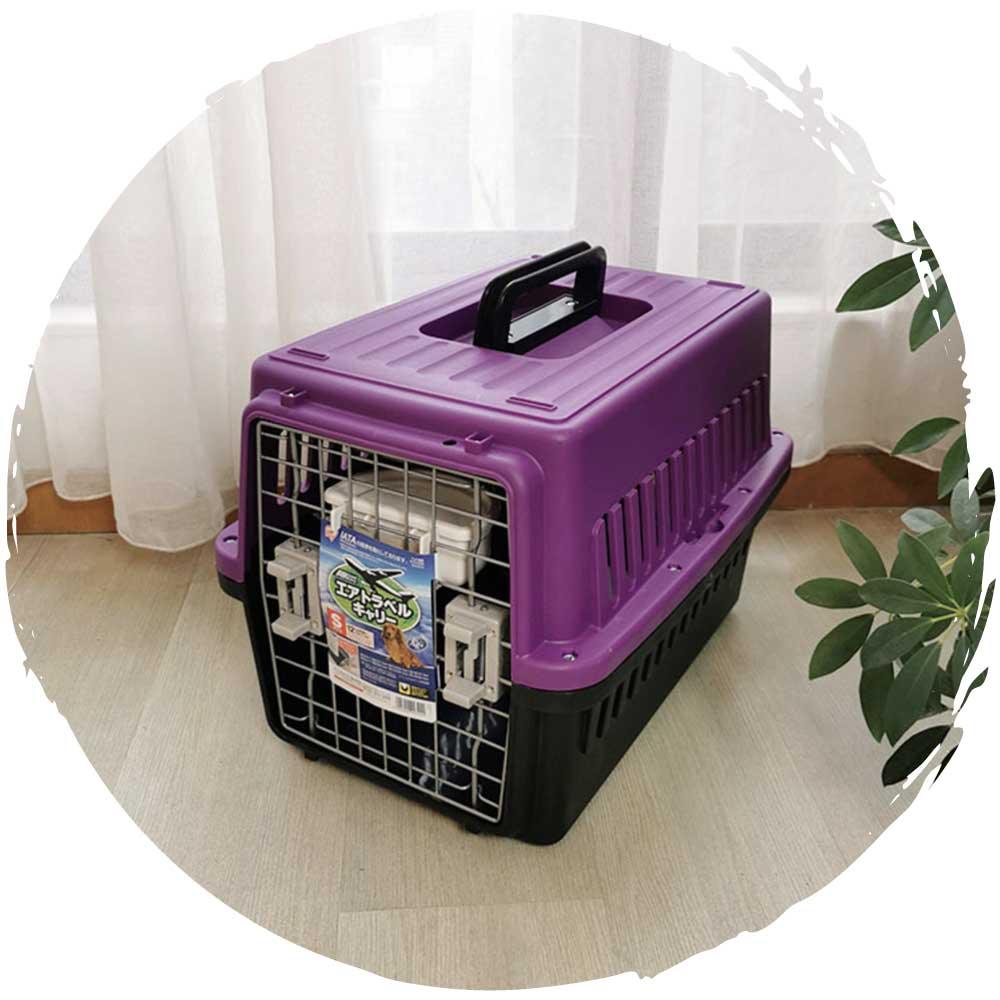 IRIS ATC-460寵物航空飛機籠(白/藍)(貓、小型犬適用~5kg)-寵物航空箱寵物袋-毛孩物語Pets Thing｜香港寵物貓狗用品專門店：IATA寵物飛機籠、寵物手推車、貓爬架貓樹