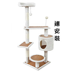 夏天清爽通風清涼藤蓆劍麻柱貓爬架 (5層款｜120cm)-貓-毛孩物語Pets Thing｜香港寵物貓狗用品專門店：IATA寵物飛機籠、寵物手推車、貓爬架貓樹